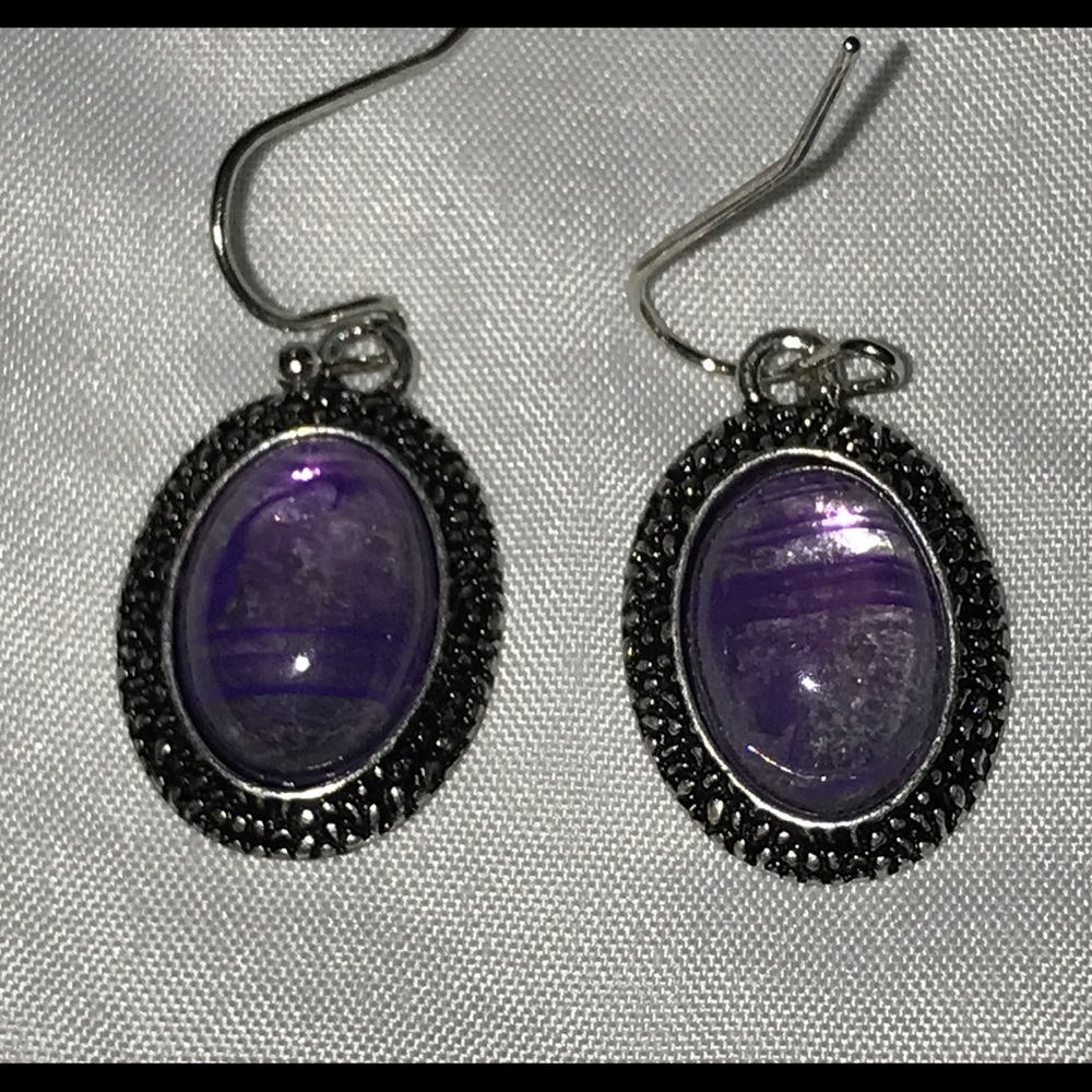 Silver earrings